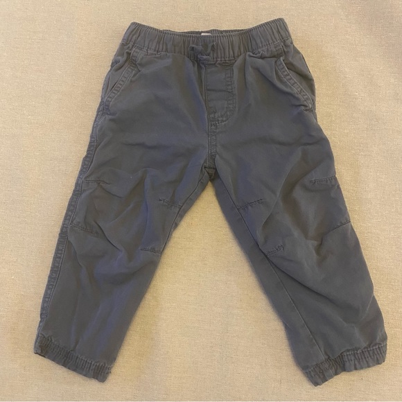 Tea Collection Other - Tea Collection Toddler Boys Blue Fleece-Lined Chino Bottoms size 12-18 months